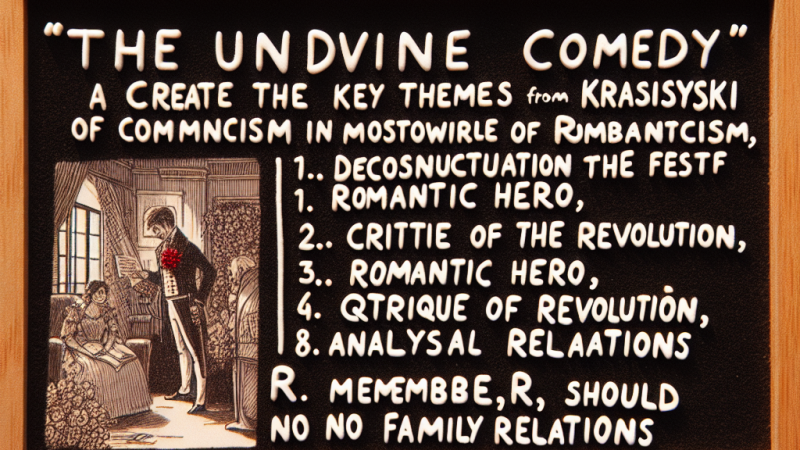 "Nie-Boska komedia" - problematyka