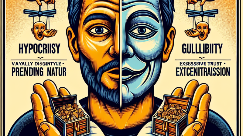 Niebezpieczeństwa hipokryzji i łatwowierności