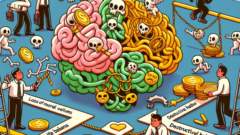 Niebezpieczeństwa wynikające z nadmiernych ambicji i rywalizacji.