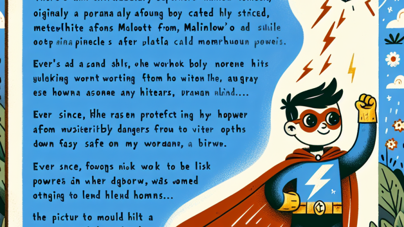 Niezwykły Superbohater - Opowieść o niesamowitym bohaterze z nadprzyrodzonymi mocami.