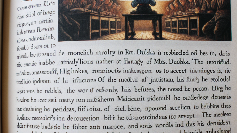 O buncie Zbyszka w „Moralności pani Dulskiej"