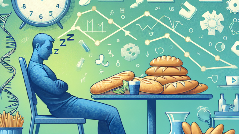 Objawy zasypiania po zjedzeniu węglowodanów.