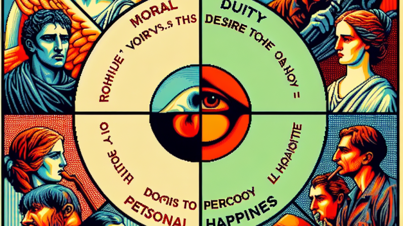 Obowiązek moralny, a chęć korzystania z życia.... Twoje refleksje na temat wyboru postawy życiowej różnych bohaterów literackich.