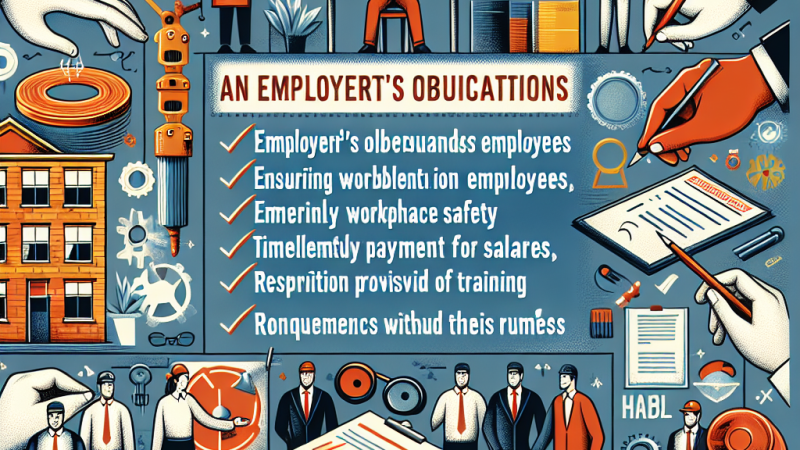 Obowiązki pracodawcy wobec pracowników