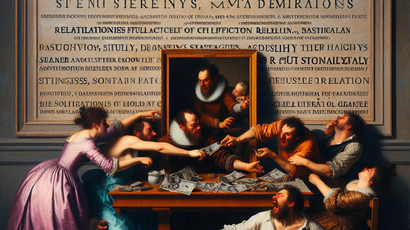 Obraz i relacje rodziny Harpagona (Skąpiec)