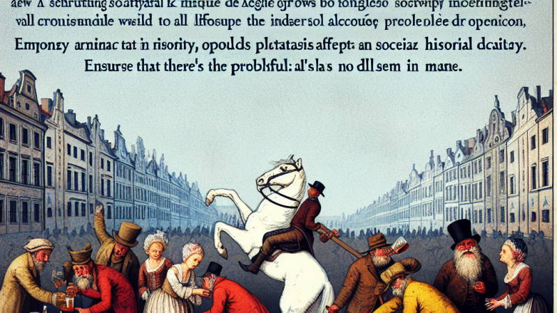 Obraz społeczeństwa polskiego w "Pijaństwie" Ignacego Krasickiego – analiza literacka