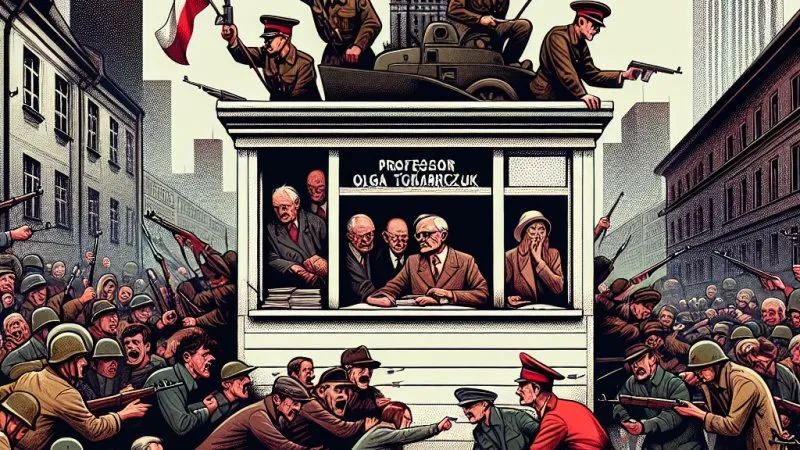 Obraz stanu wojennego ukazany w opowiadaniu Olgi Tokarczuk "Profesor Anders w Warszawie"