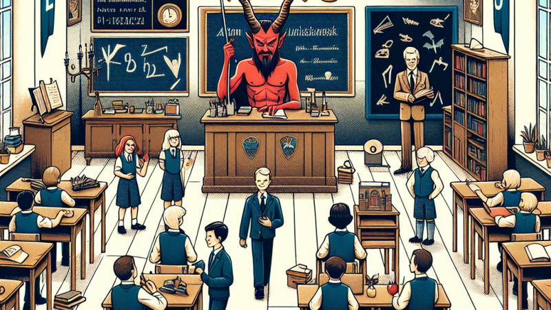 Obraz szkoły w "Szatanie z siódmej klasy"