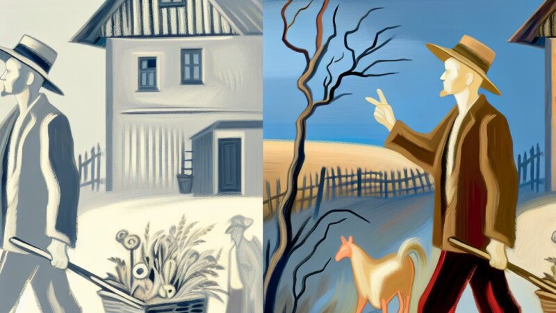 Obraz wsi i chłopów w 'Weselu' Wyspiańskiego i 'Chłopach' Reymonta