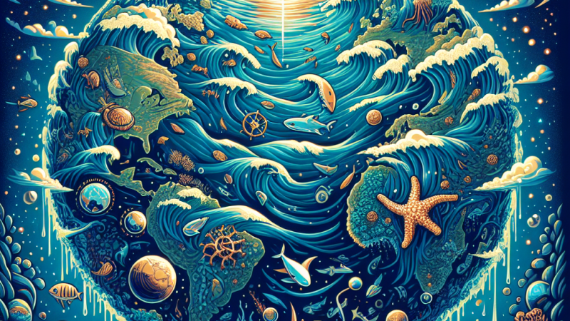 Oceany i morza na Ziemi.