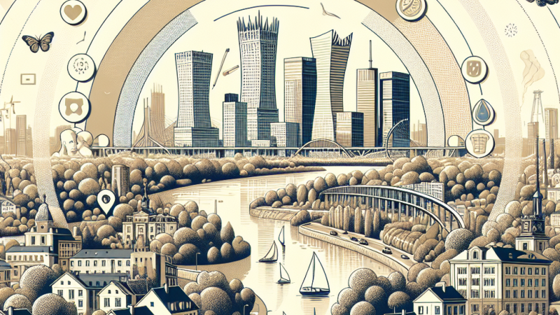 Ocena poziomu życia gminy Warszawa z uwzględnieniem elementów rozwoju.