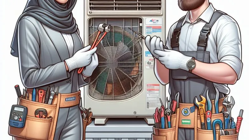 Ocena prawidłowości wykonywania prac na stanowisku obsługi klimatyzacji