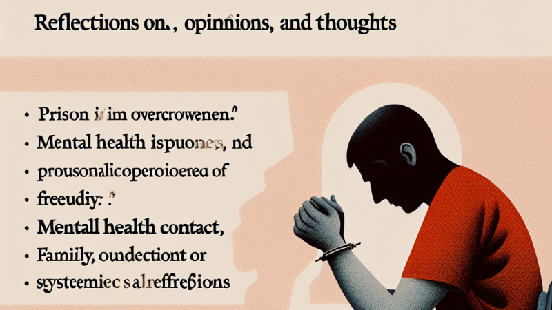 Ochrona praw osób pozbawionych wolności: refleksje, opinie i przemyślenia.