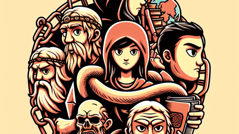 Od bierności do buntu: Analiza postawy człowieka wobec otaczającej sytuacji.