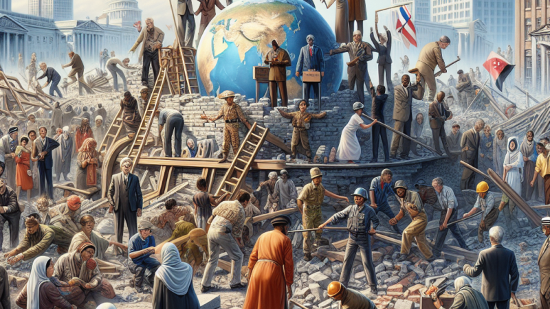 Odbudowa świata po wojnie.