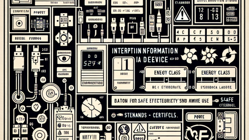 Odczytanie informacji z tabliczki znamionowej na urządzeniu elektrycznym