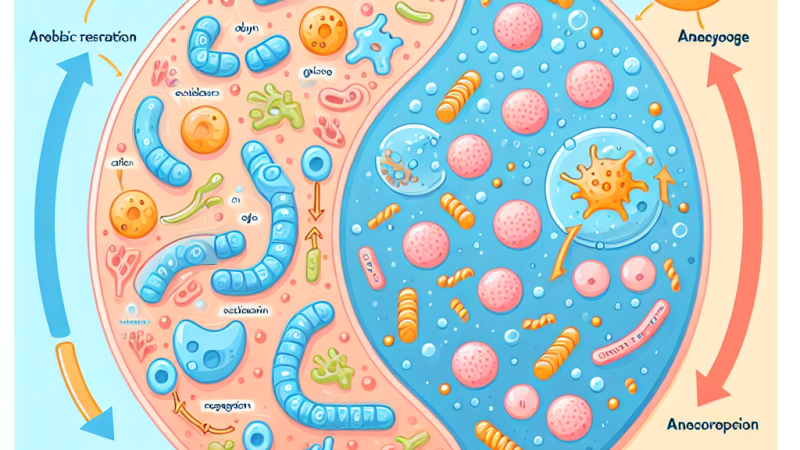 Oddychanie komórkowe. Oddychanie tlenowe oraz procesy beztlenowego uzyskiwania energii.
