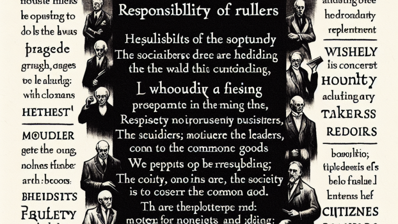 Odpowiedzialność władców: Inspiracja wierszem Czesława Miłosza i dwa konteksty