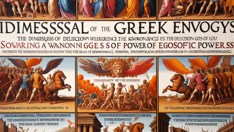 Odprawa posłów greckich - motywy literackie
