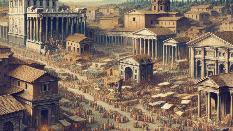Opis Forum Romanum na podstawie Quo vadis