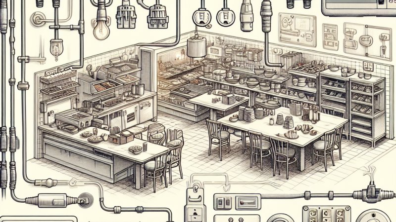 Opis instalacji elektrycznej w zakładzie gastronomicznym