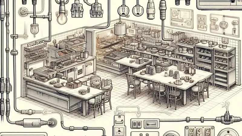 Opis instalacji elektrycznej w zakładzie gastronomicznym