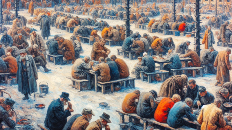 Opis obozu w Jercewie "Inny świat"