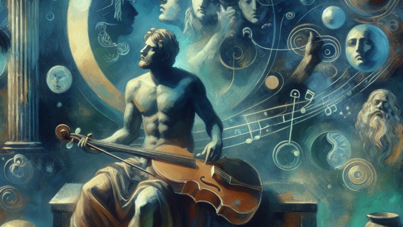 Opis obrazu "Lament Orfeusza" Pascala Bouvereta