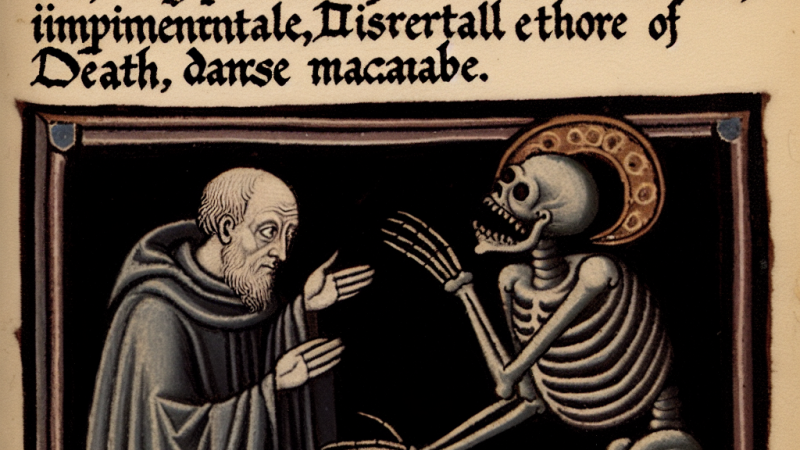 Opis Śmierci z "Rozmowy mistrza Polikarpa ze Śmiercią"