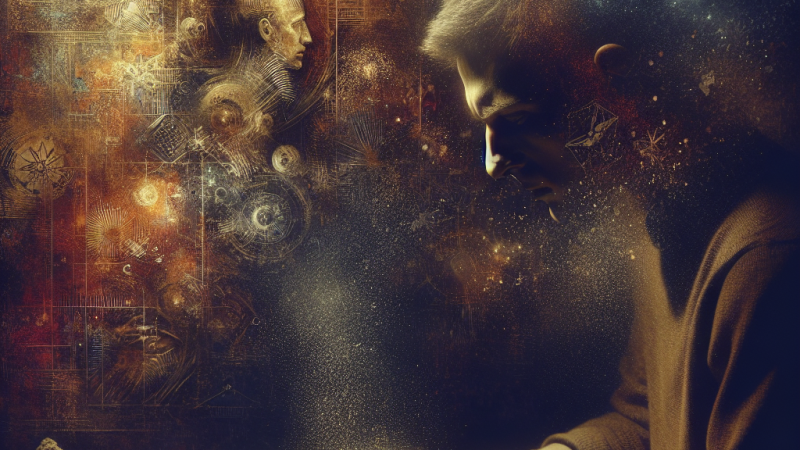 Opis wewnętrzny po stracie przyjaciela.