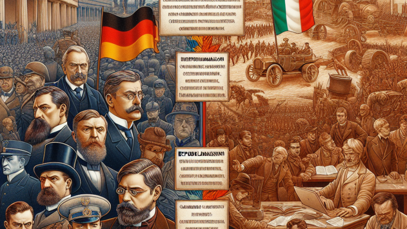 Opisz proces zjednoczenia Niemiec i Włoch oraz wskaż wpływ na ten proces ówczesnych ideologii politycznych.
