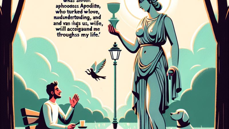 Opowiadanie o spotkaniu z Afrodytą