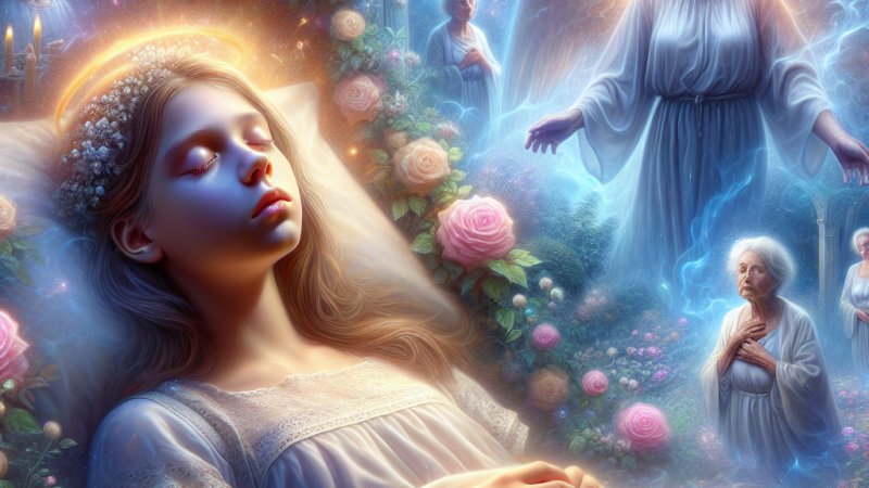 Opowiadanie z opisem przeżyć – Urszulka Kochanowska w niebie