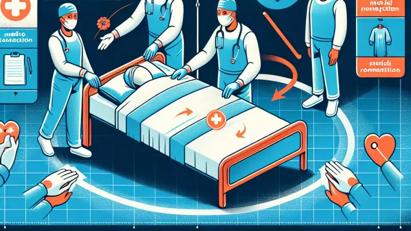 Opracowanie planu lekcji dla opiekunów medycznych na temat przemieszczania pacjenta w obrębie łóżka i poza nim