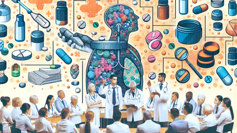 Opracowanie schematu lekcji dla opiekunów medycznych: wielolekowość, przykłady oraz notatka.