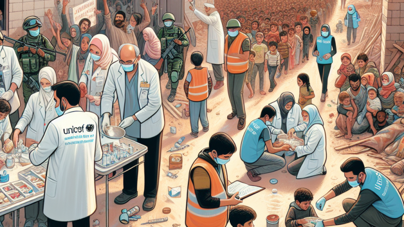Organizacja UNICEF: Pomoc dla strefy konfliktu w Gazie