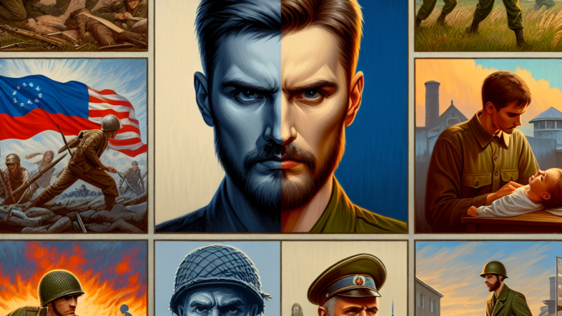 Patriotą można być zarówno w czasie wojny, jak i pokoju. 
Analiza literacka