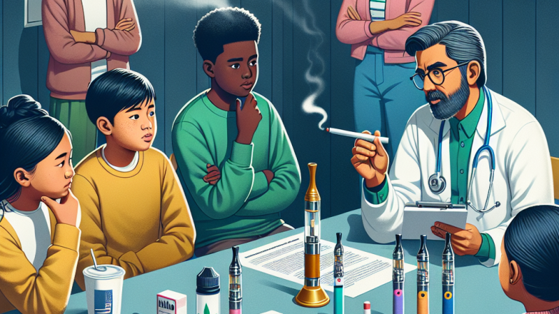 Pedagog szkolny wobec problemu palenia e-papierosów i papierosów przez dzieci i młodzież.