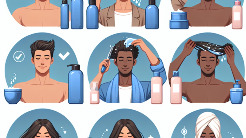 Pielęgnacja włosów krok po kroku.