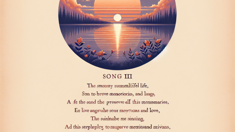 "Pieśń III" - interpretacja