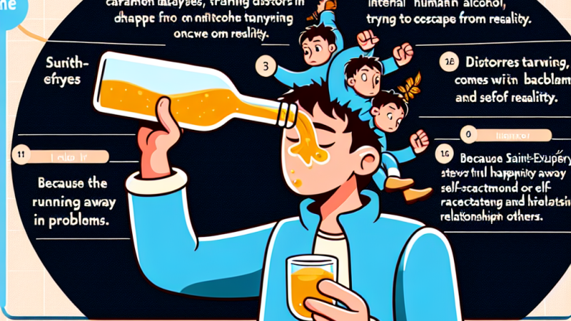 Pijak w Małym Księciu - Analiza postaci