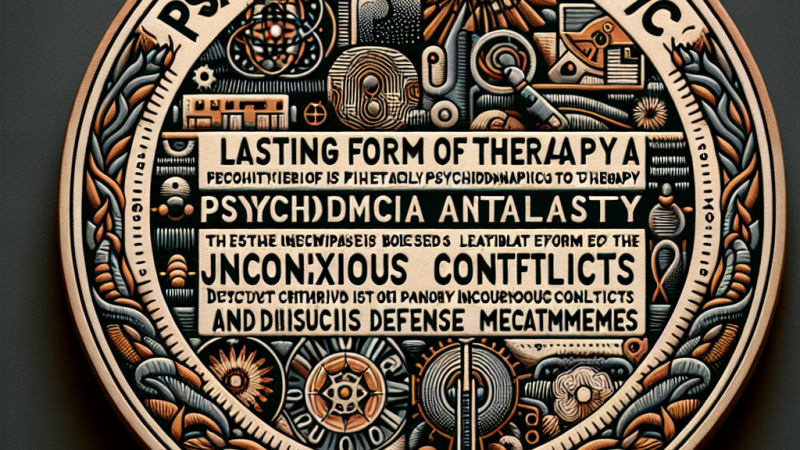 Podejście i terapia psychodynamiczna