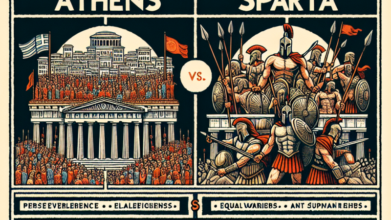 Podobieństwa i różnice między Atenami a Spartanami