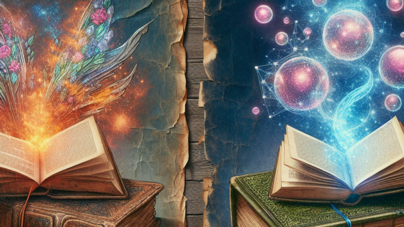 Podobieństwa i różnice między fantastyką romantyczną a współczesną w wybranych tekstach kultury.