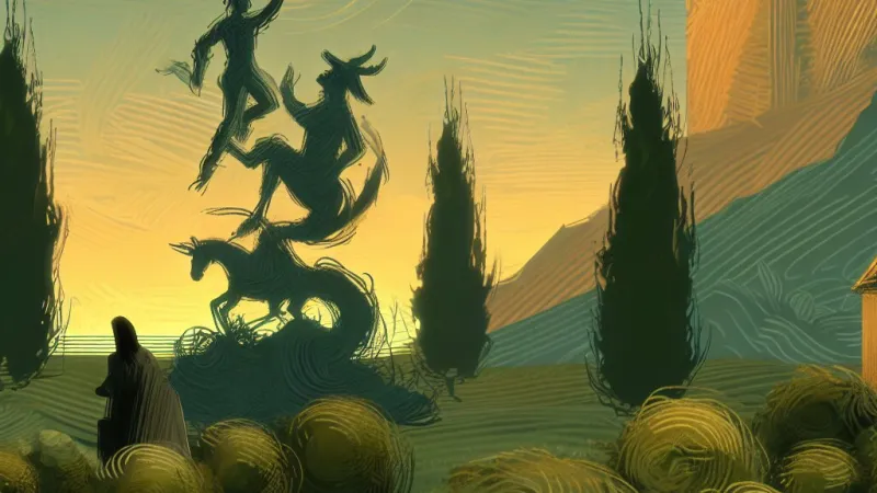 Podobieństwa i różnice między obrazem Józefa Mehoffera „Dziwny ogród” a biblijnym opisem świata