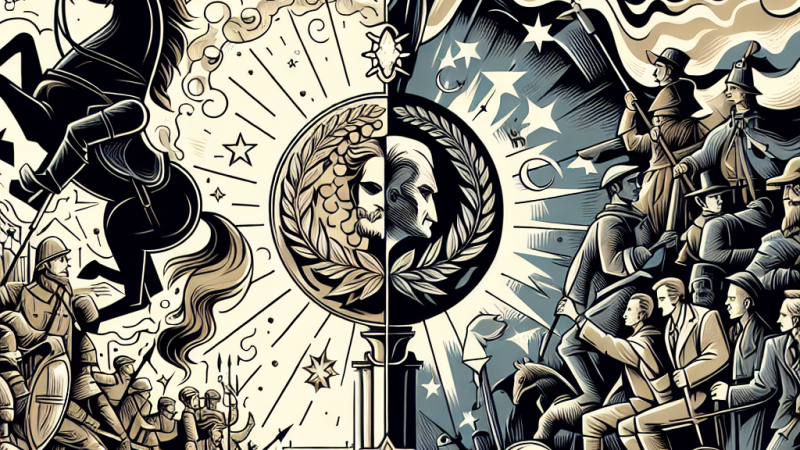 Podobieństwa i różnice pomiędzy romantyczną a pozytywistyczną koncepcją państwa i społeczeństwa. Zwróć uwagę jak w obu okresach przedstawiana jest rola jednostki w społeczeństwie i narodzie