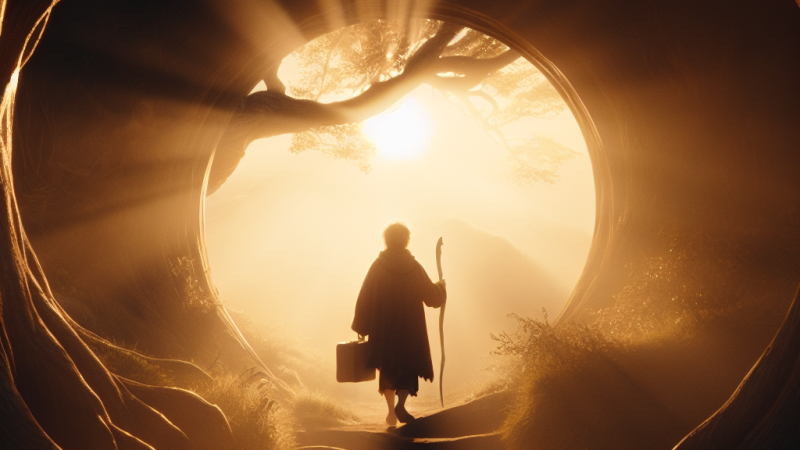 Podróżowania i jego wpływ na człowieka na podstawie 'Hobbit, czyli tam i z powrotem'