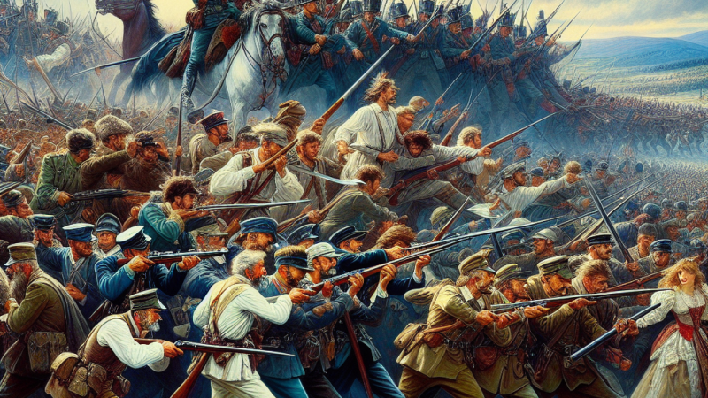 Polacy walczący na granicach Rzeczypospolitej.