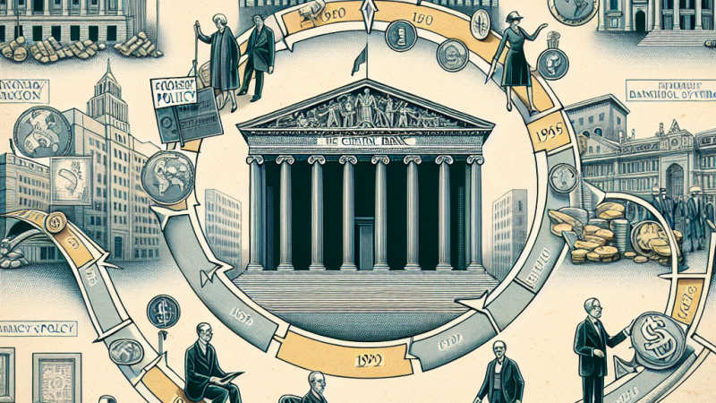 Polityka pieniężna banku centralnego: Rys historyczny, pojawienie się pierwszego banku centralnego i system bankowy w okresie międzywojennym