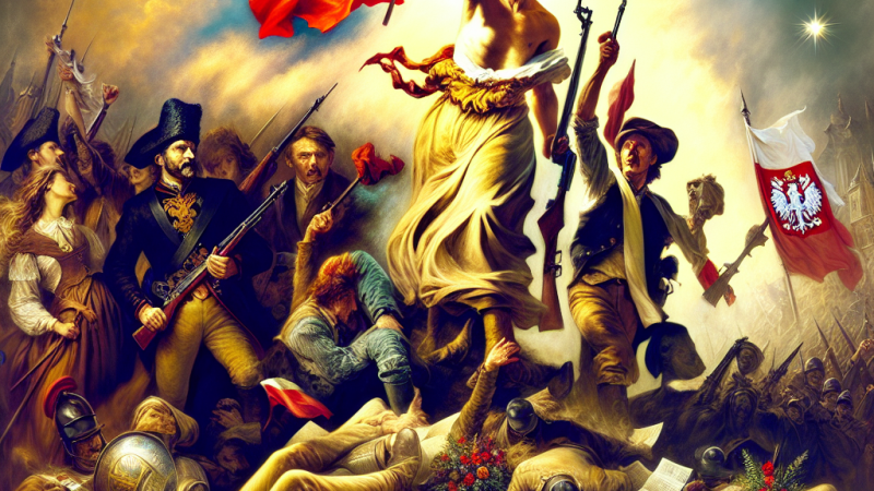 Polskie powstania narodowe w literaturze i sztuce: Powstanie listopadowe, powstanie styczniowe, powstanie kościuszkowskie, powstanie krakowskie – ich przedstawienie w utworach i dziełach sztuki